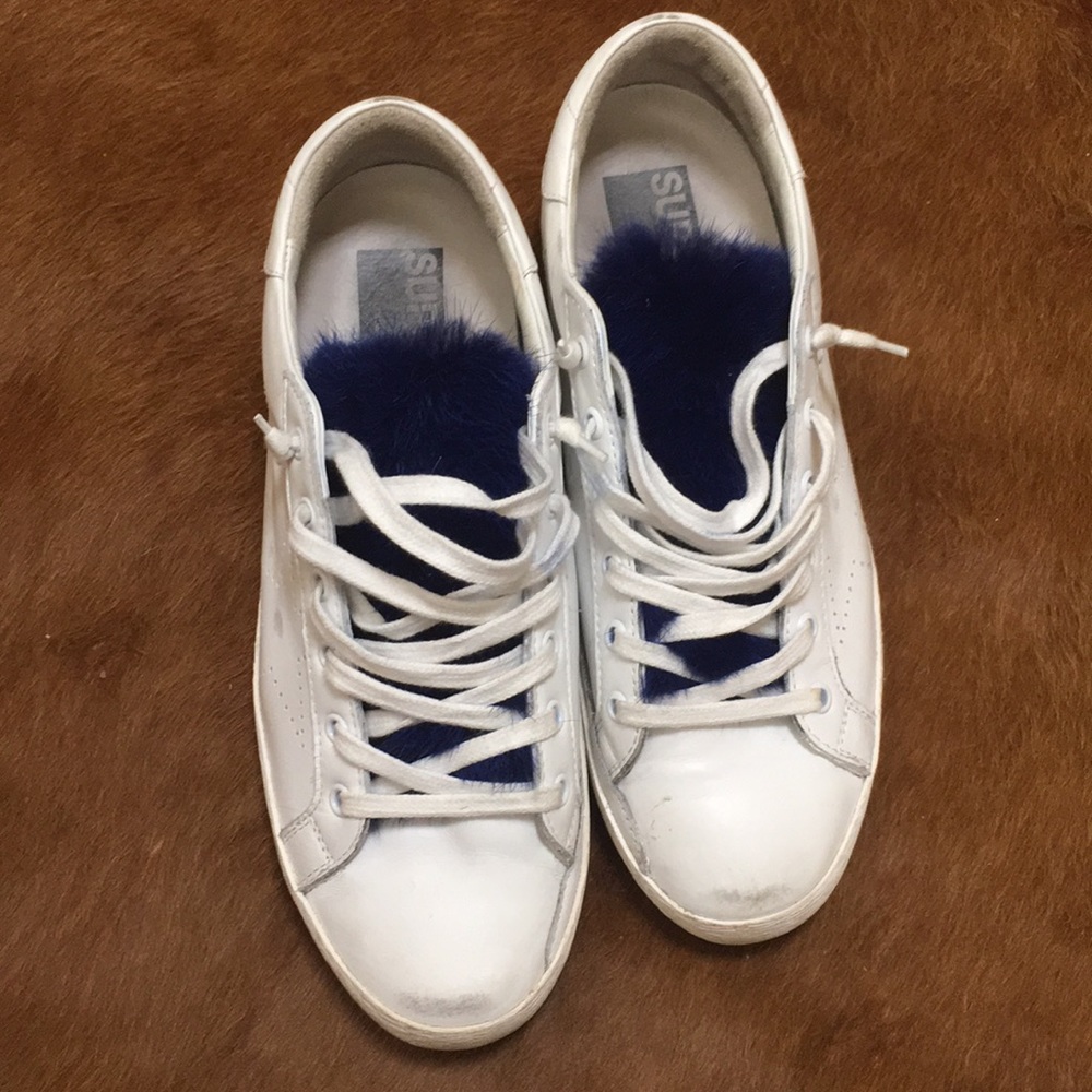 Blue mink golden goose